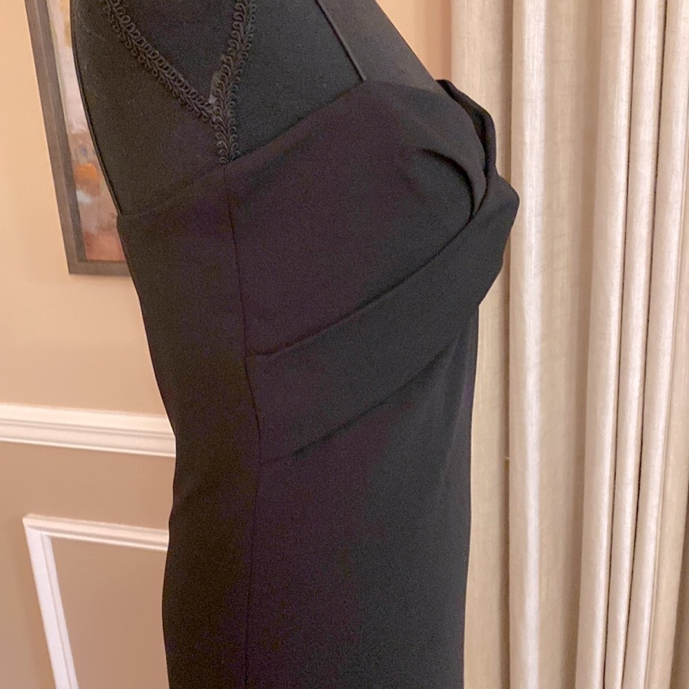 Love X Design from Nordstrom Rack Black Fully Lined Midi Dress Large NWT - Picture 4 of 14